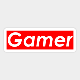 Gamer (Red) Sticker